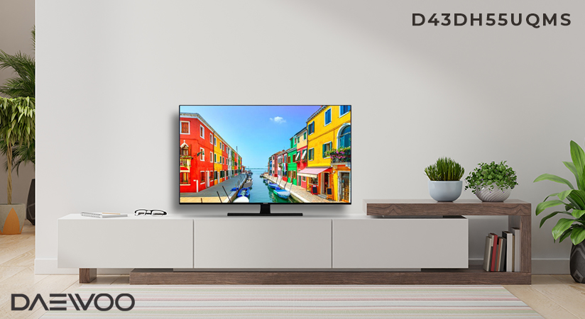 Televizor Daewoo D43DH55UQMS QLED UHD-4K banner