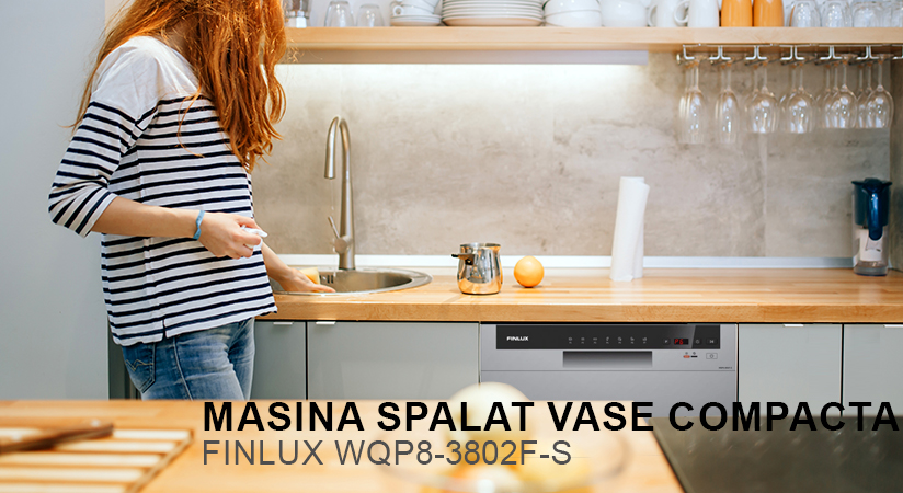 Masina spalat vase compacta Finlux WQP8-3802F-S banner
