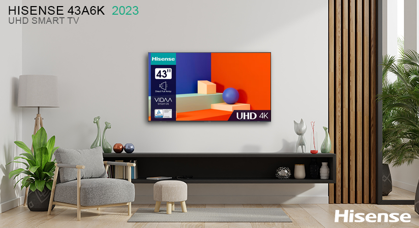 Televizor LED Smart HISENSE 43A6K banner