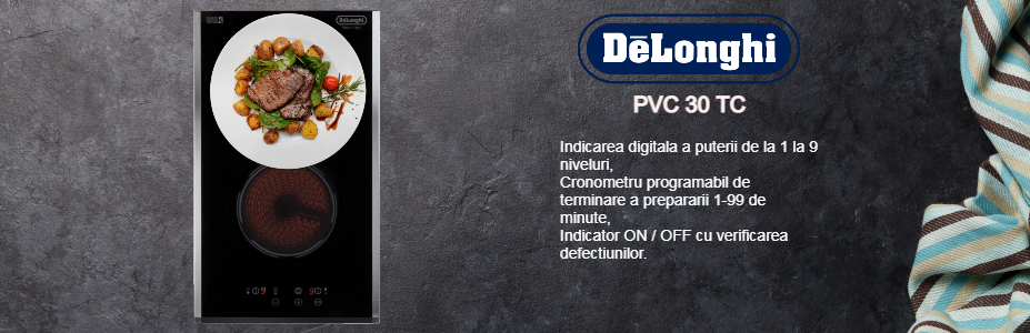 Plita vitroceramica DeLonghi PVC 30 TC