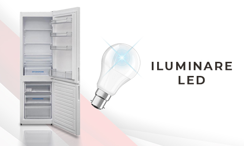 Iluminare LED Combina frigorifica Daewoo FKL268FWT0BG