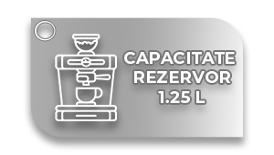 Espressor Finlux capacitate rezervor 1.25 l