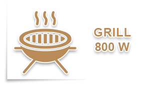 Functie grill cuptor cu microunde Finlux
