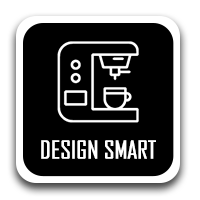 Design smart esspresor FInlux